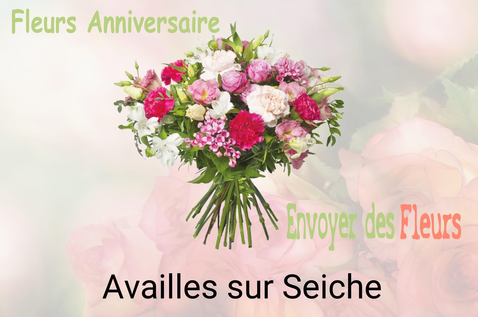 Bouquet de fleurs d’anniversaire livré à Availles-sur-Seiche