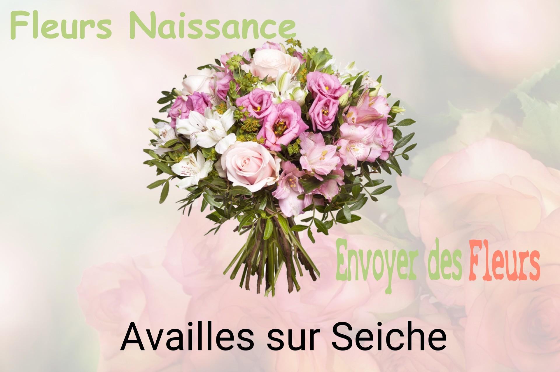 Bouquet de fleurs de naissance livré à Availles-sur-Seiche