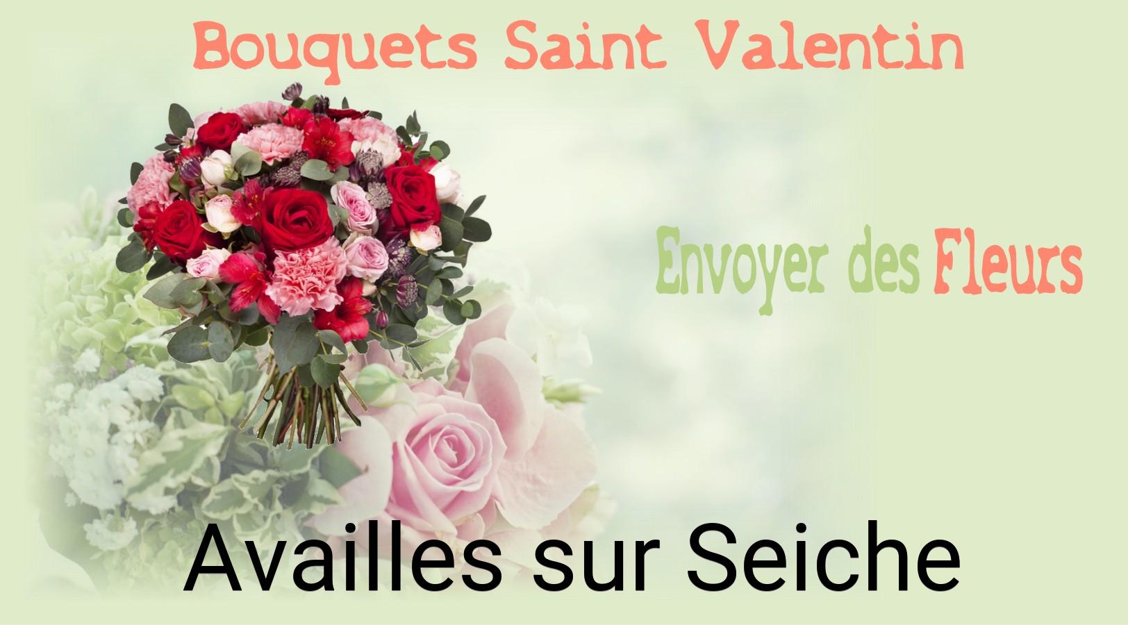 Roses de Saint-Valentin livrées à Availles-sur-Seiche